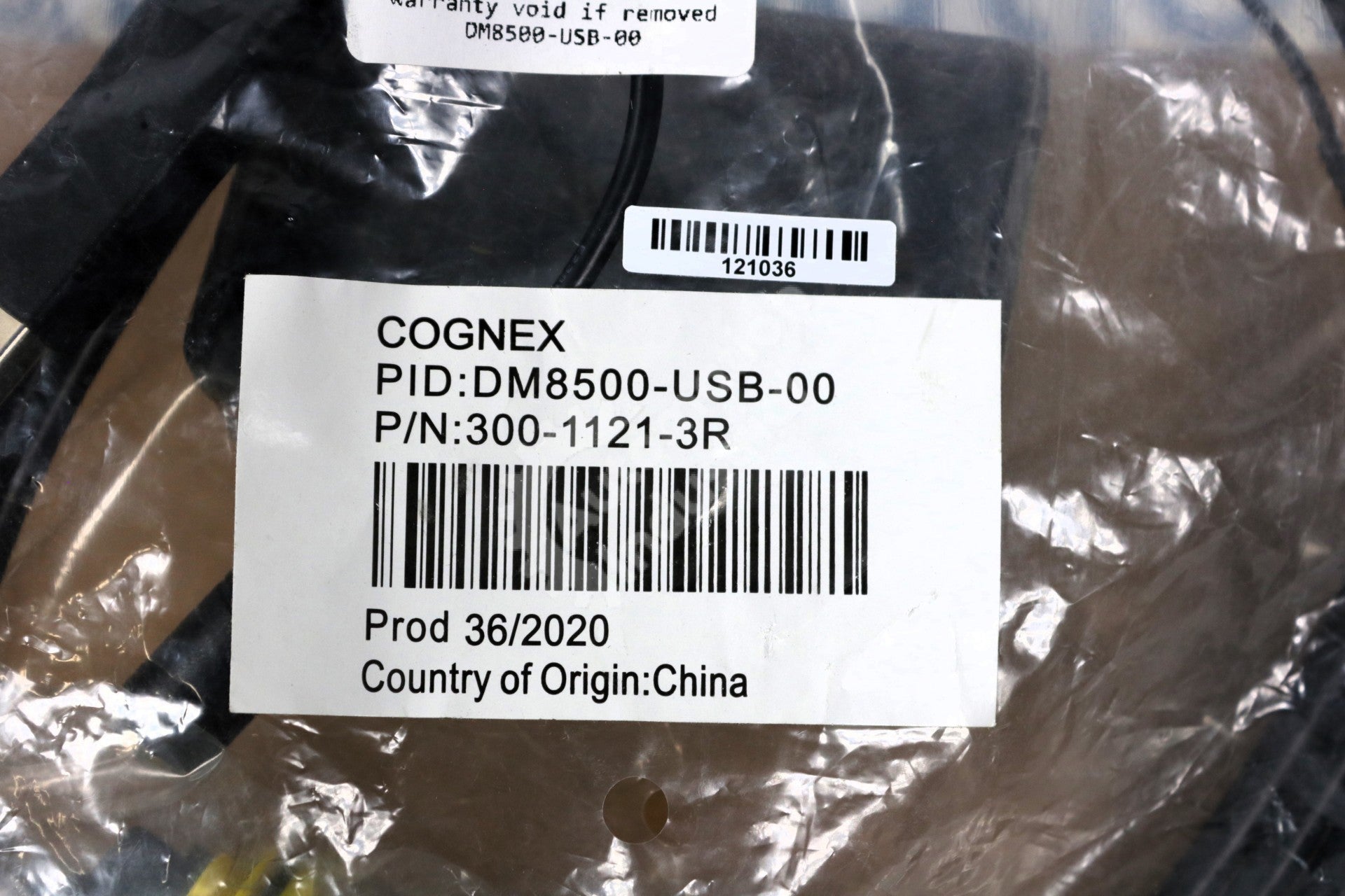 DM8500-USB-00 by Cognex 300-1121-3R USB Cable DM8050 New Surplus Factory Package