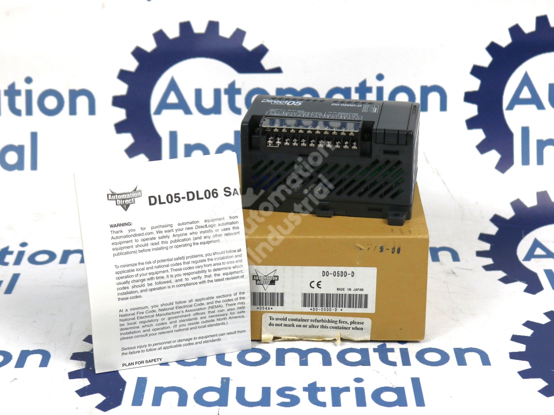 D0-05DD-D By Automation Direct 12-24VDC 8DC-Input 6DC-Output Power Supply NSFP