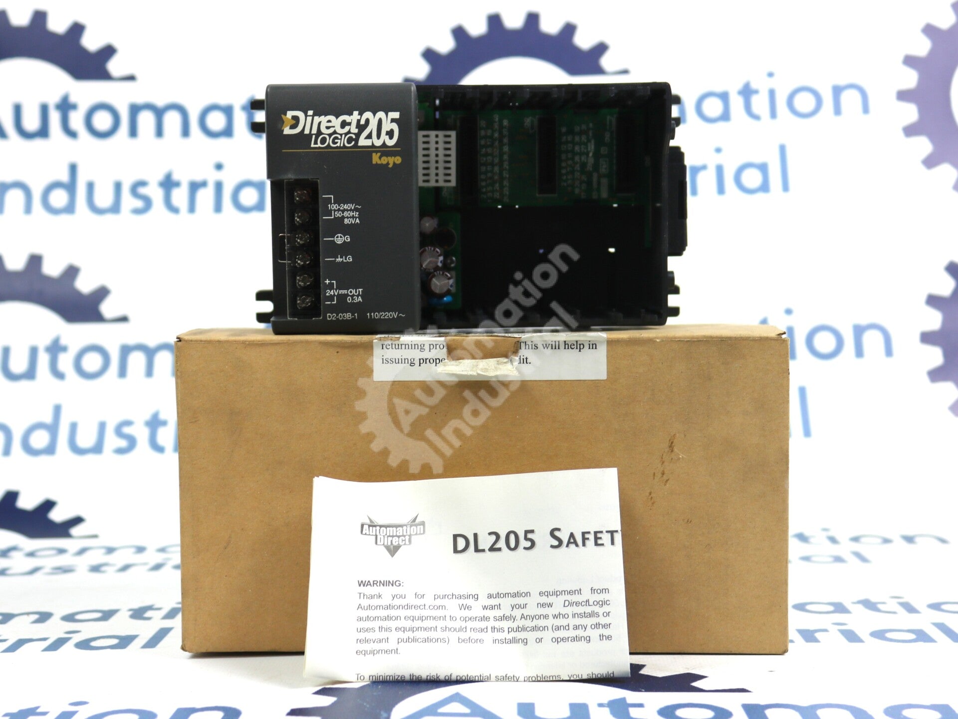D2-03B-1 By Automation Direct 110/240V 3-Base AC Slot Module NSFP