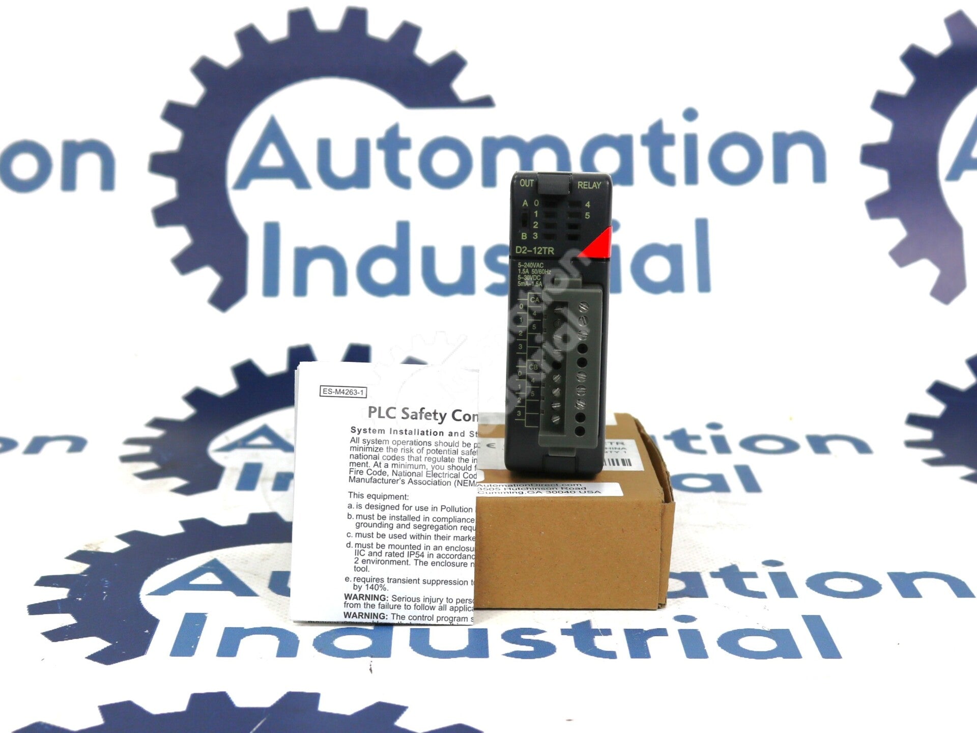 D2-12TR By Automation Direct 5-240VAC 5-30VDC Relay Output Module NSFP