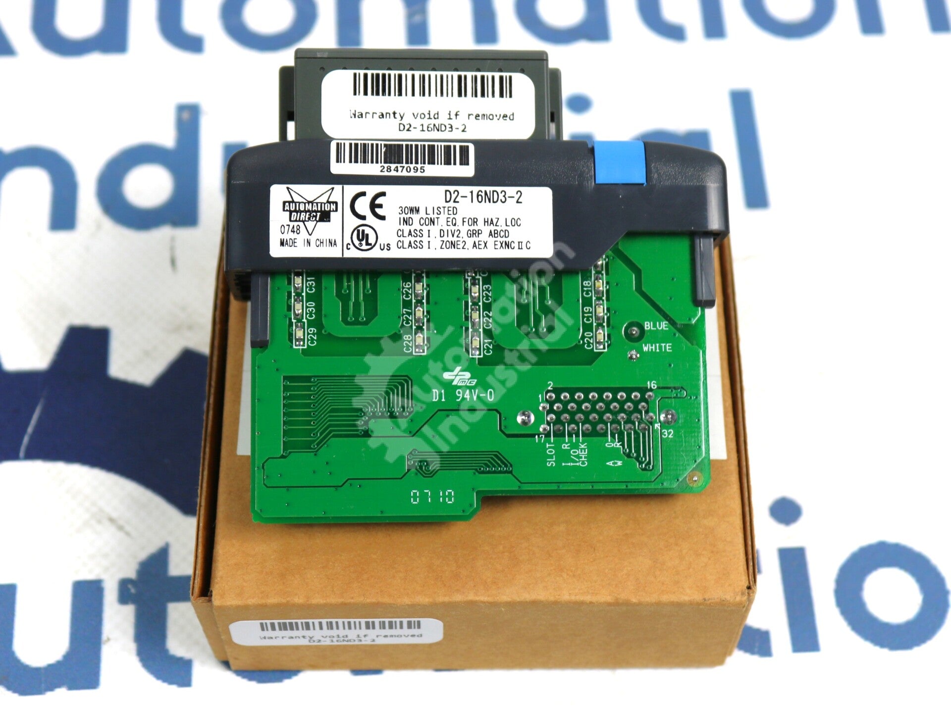 D2-16ND3-2 By Automation Direct 24VDC 16-Point Discrete Input Module NSFP