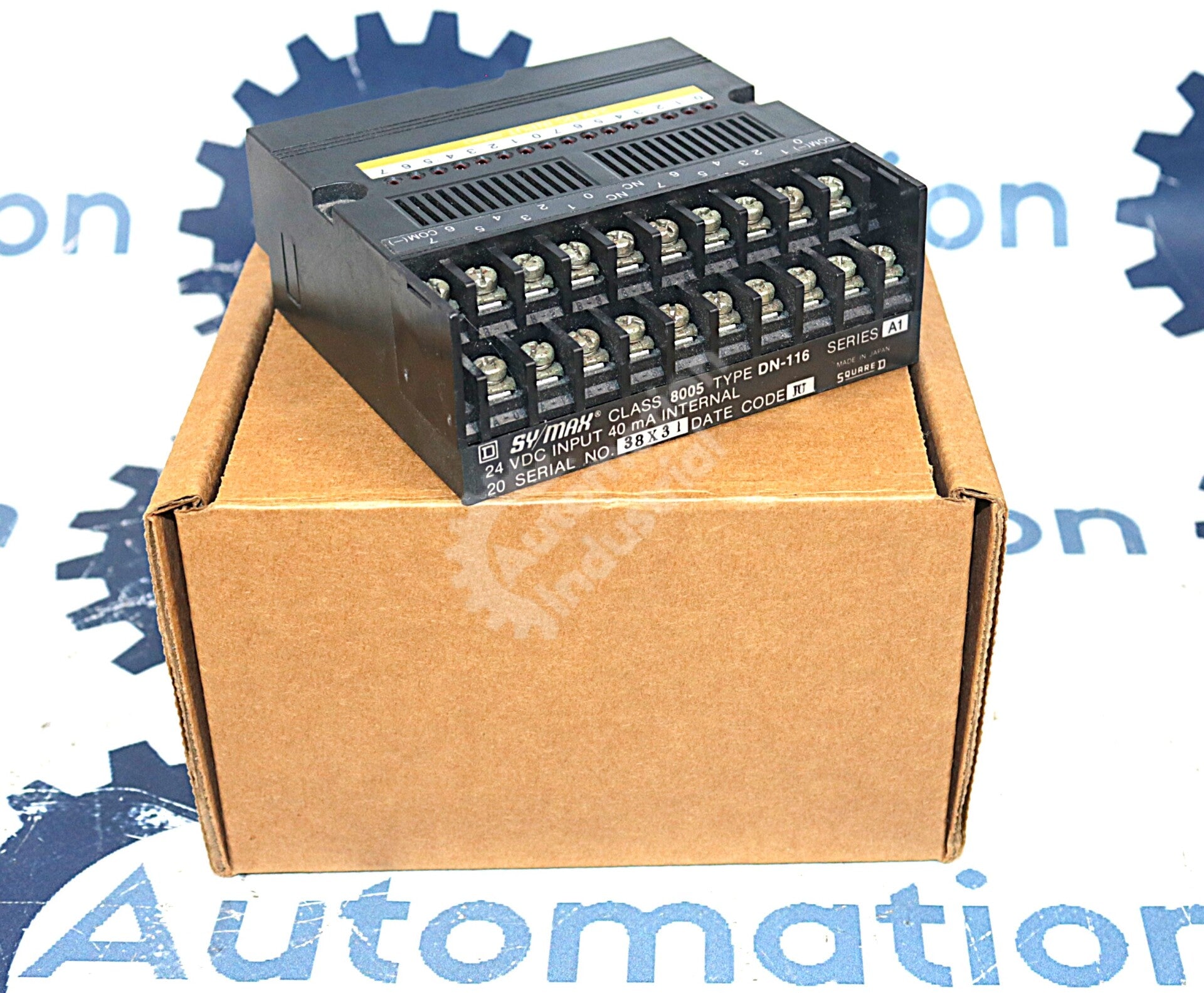 DN-116 By Square D Sy/Max Class 8005 24VDC PLC Input Module