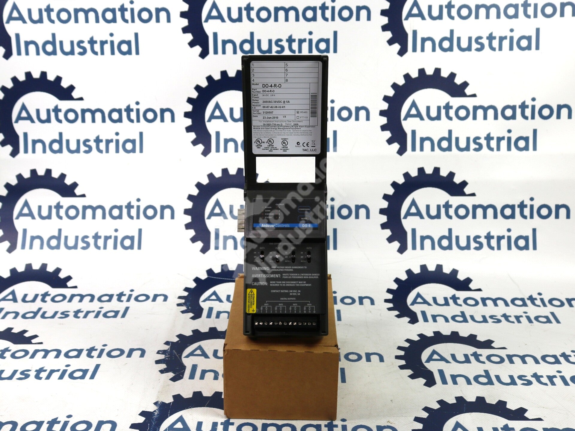 DO-4-R-O By Schneider Electric DO-4 4-Digital Relay Output Module w/ Overrides
