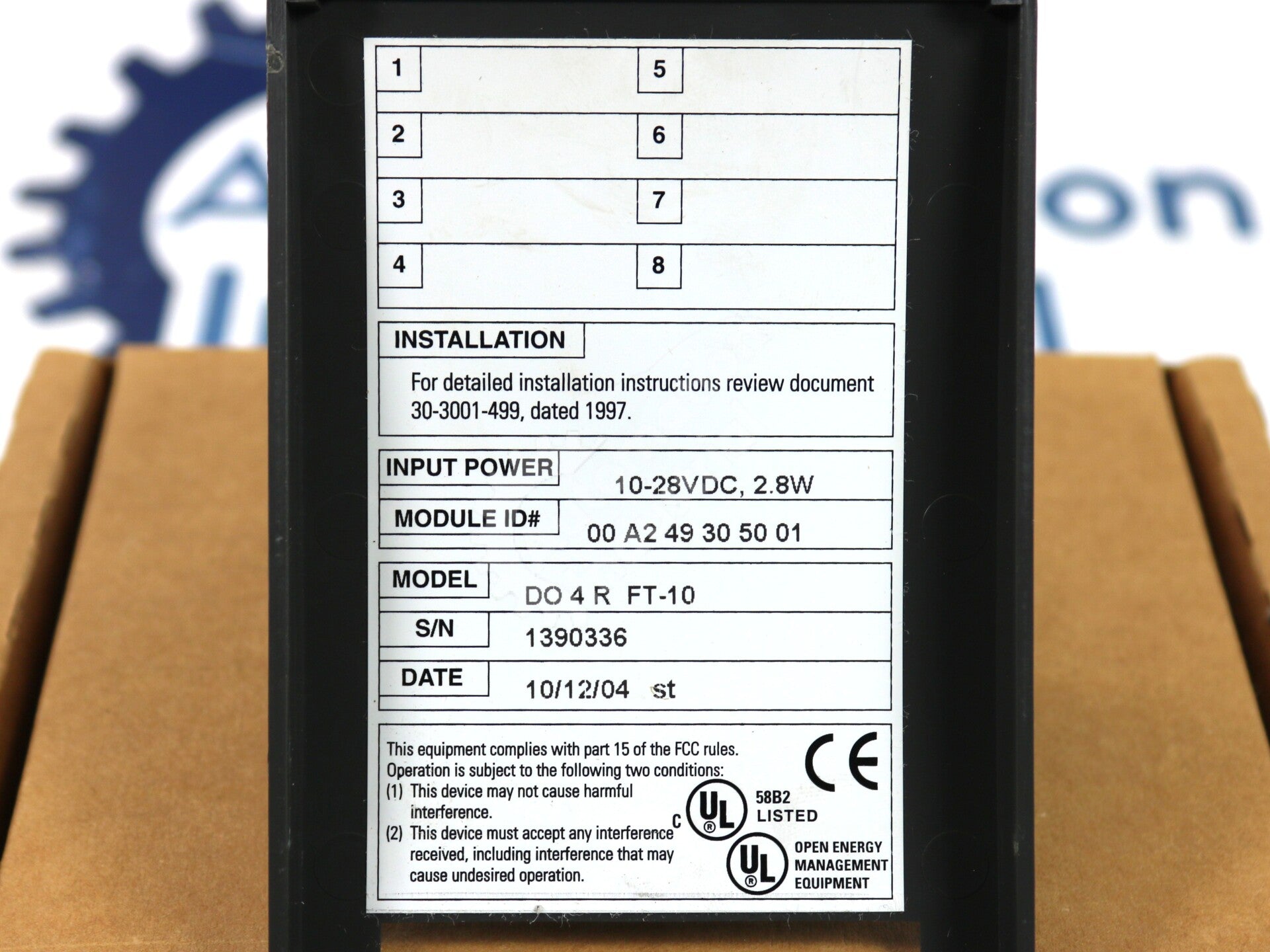 DO-4-R By Schneider Electric DO-4 4-Digital Relay Output Module