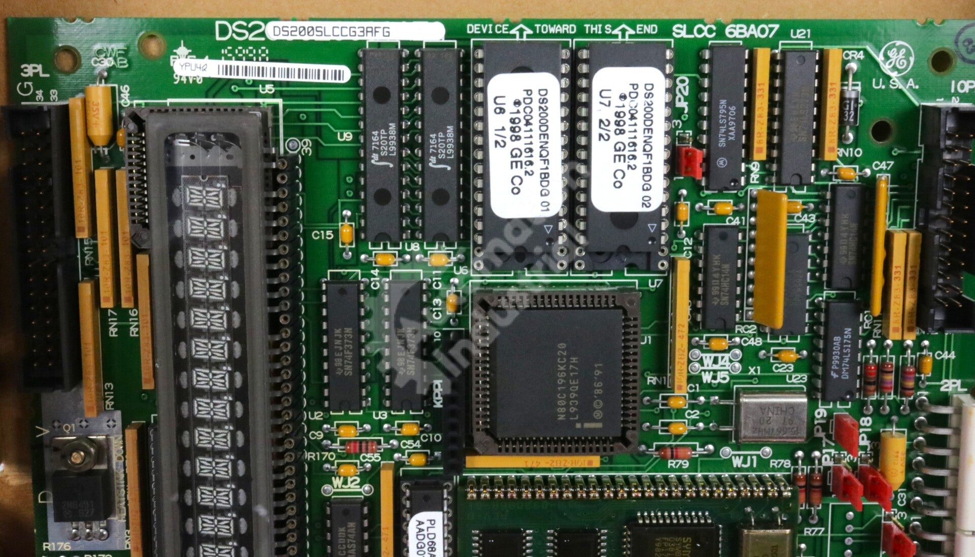 DS200SLCCG3A By General Electric DS200SLCCG3AFG LAN Communication Board Mark V