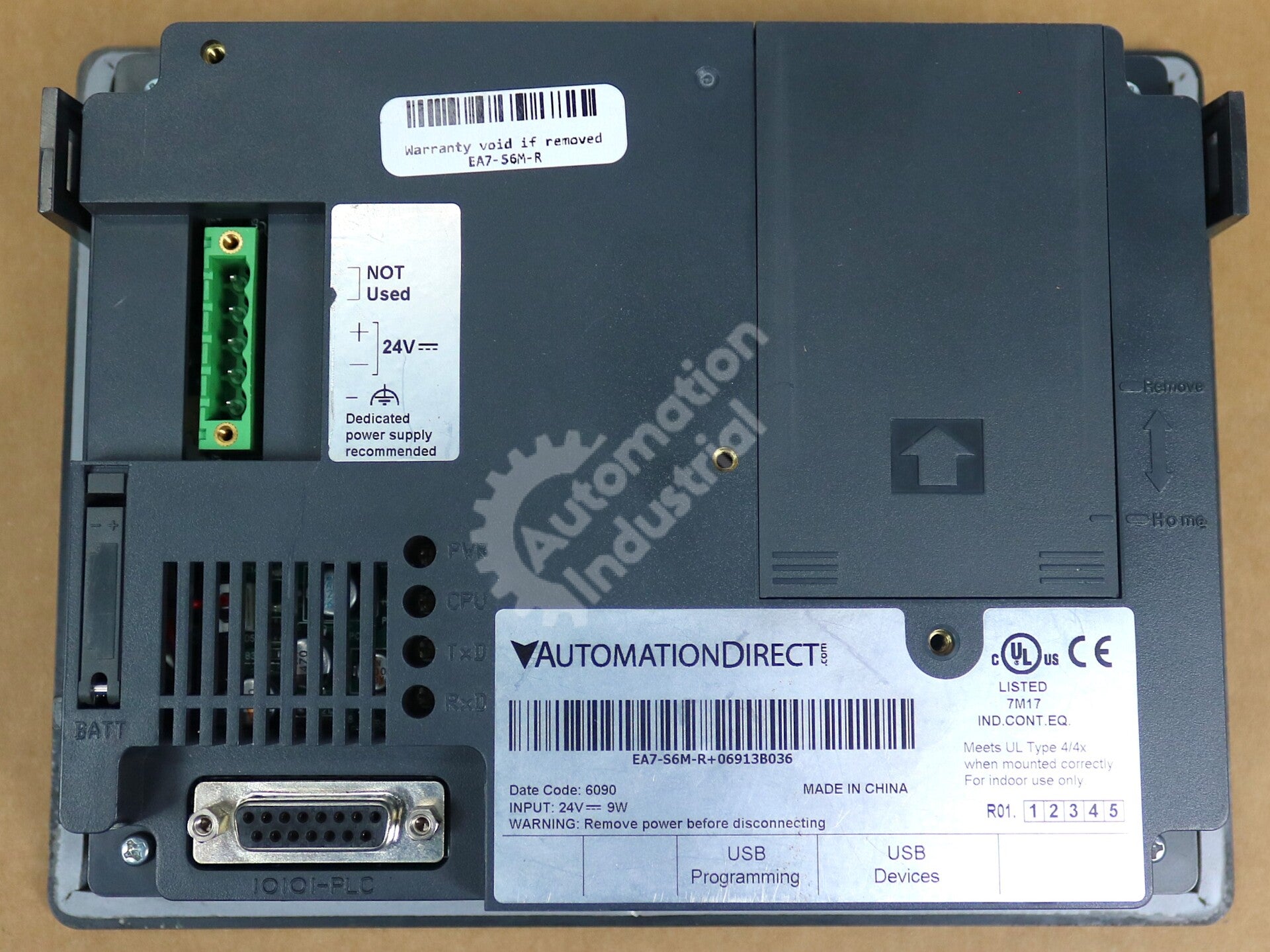 EA7-S6M-R By Automation Direct 6-inch Grayscale STN LCD Touchscreen HMI