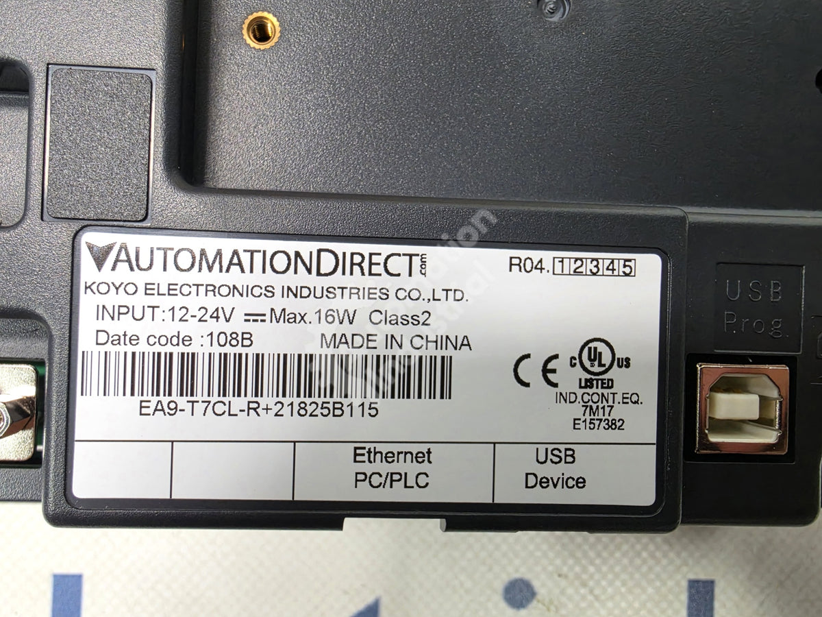 EA9-T7CL-R by Automation Direct C-More 7 IN HMI Touchscreen EA9 Series NSFP