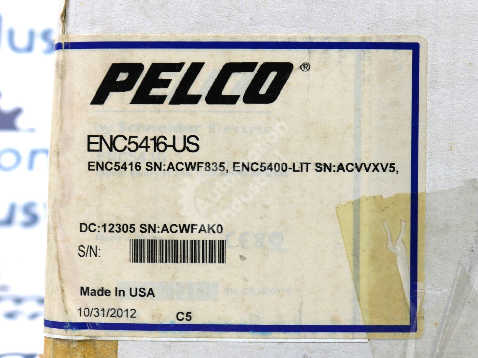 ENC5416 By Pelco ENC5416-US H.264 16-Channel Direct Attached Video Encoder NSFP