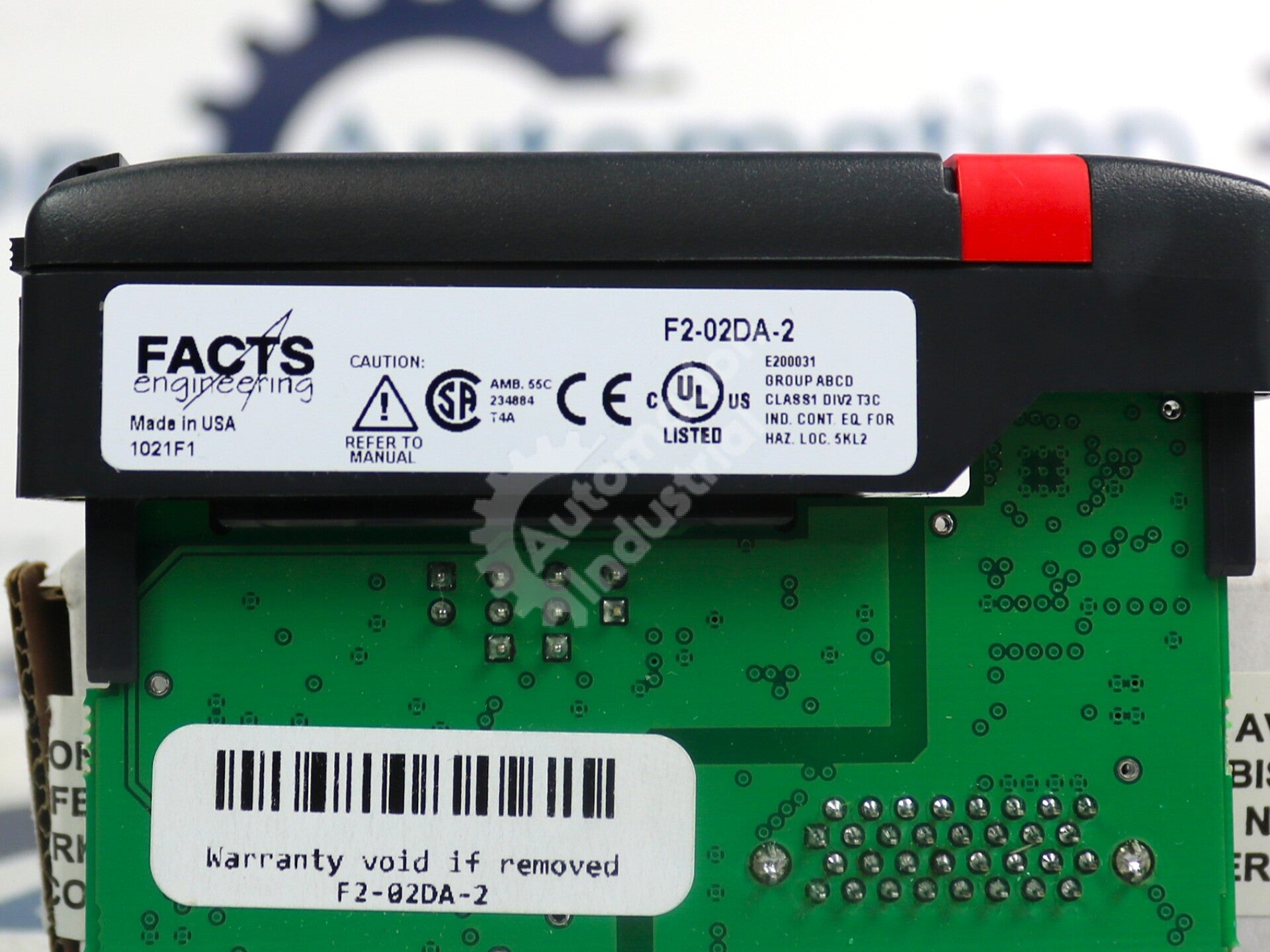 F2-02DA-2 By Facts Engineering DL205 Analog Output Module NSFP