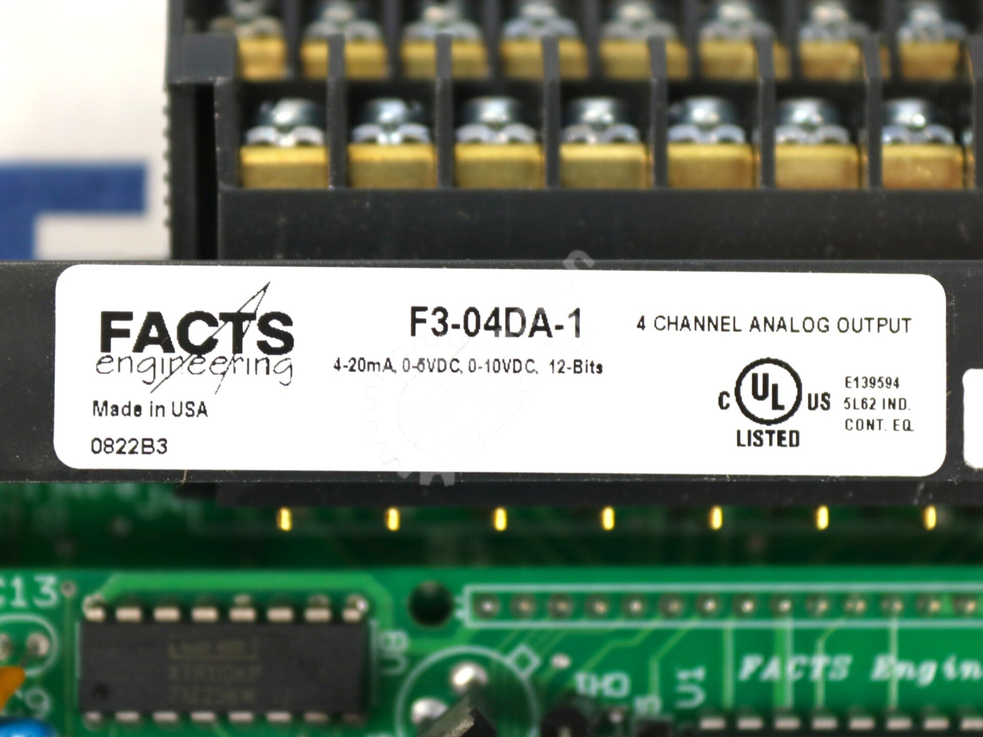 F3-04DA-1 By Facts Engineering 0-10VDC 4-20mA 12-Bits Analog Output Module NSFP