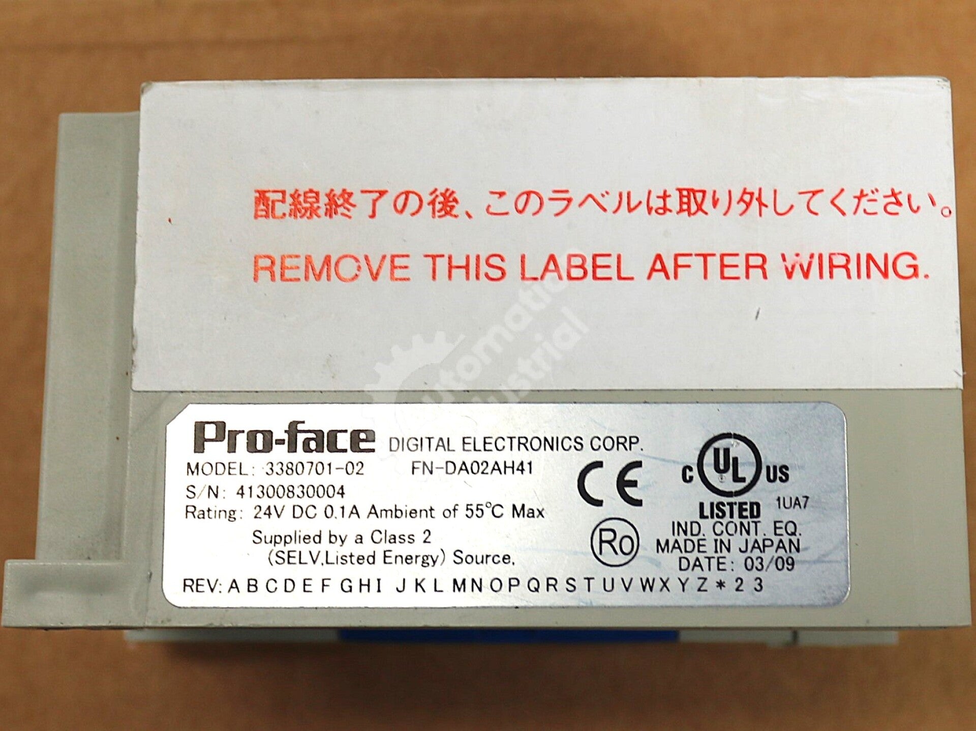 FN-DA02AH41 By Proface Xycom 24VDC 2-Channel Analog Output Module NSNB