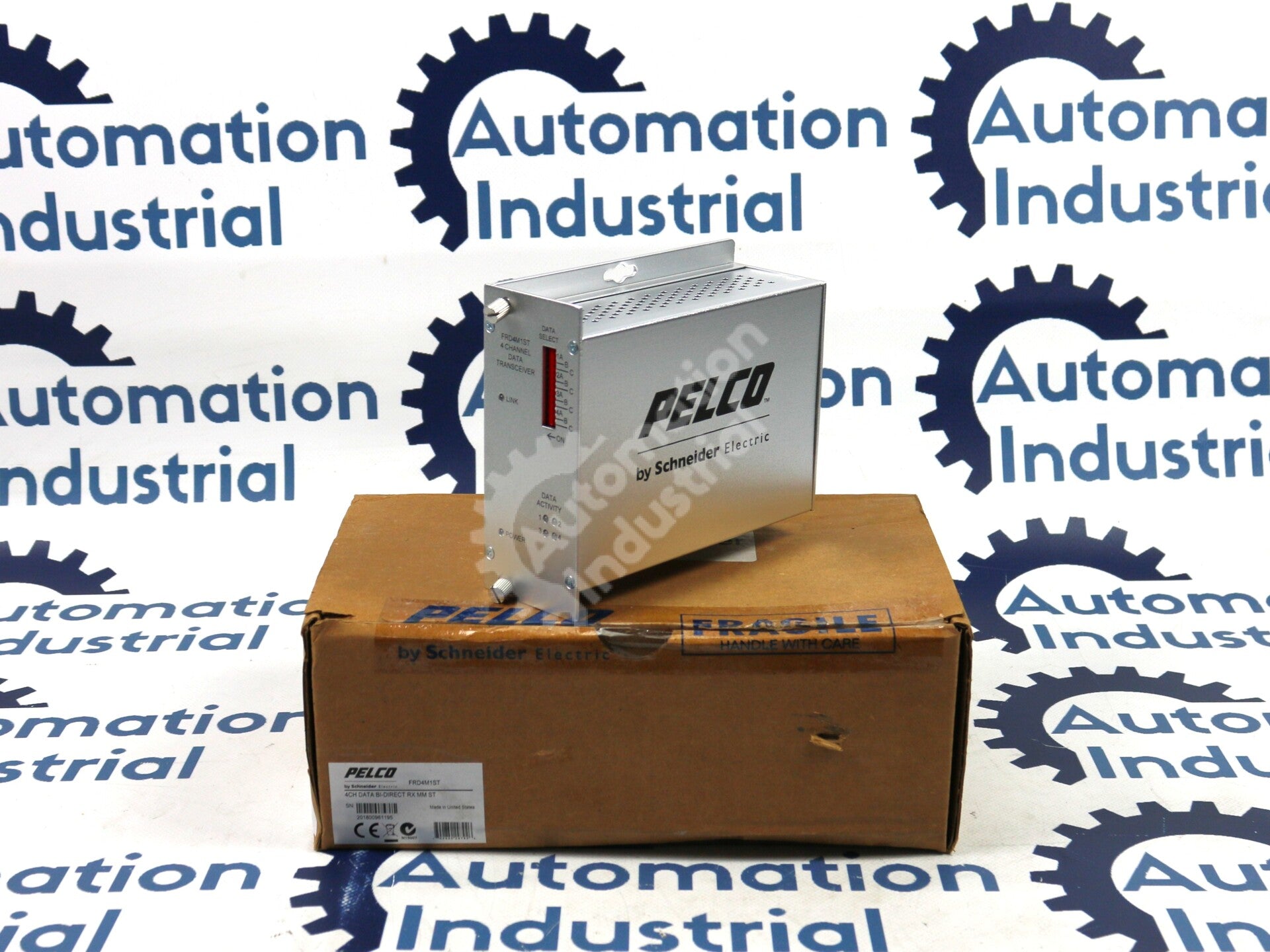 FRD4M1ST By Pelco 4-Channel Bidirectional Data Fiber Receiver NSFP