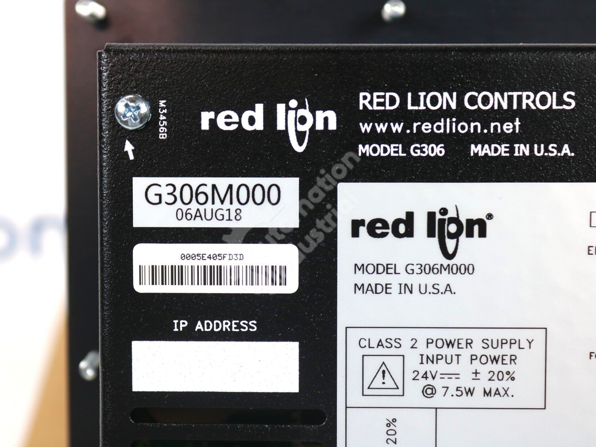 G306M000 By Red Lion 5.7In Monochrome Resistive Touch LCD HMI NSFP