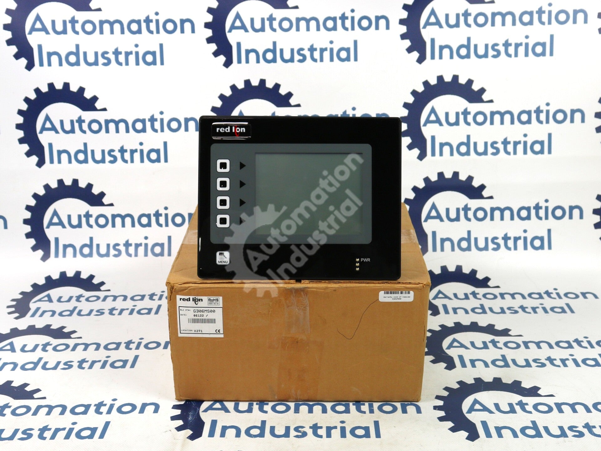 G306MS00 by Red Lion 6In Touchscreen and Pushbutton G3 Series HMI NSFP