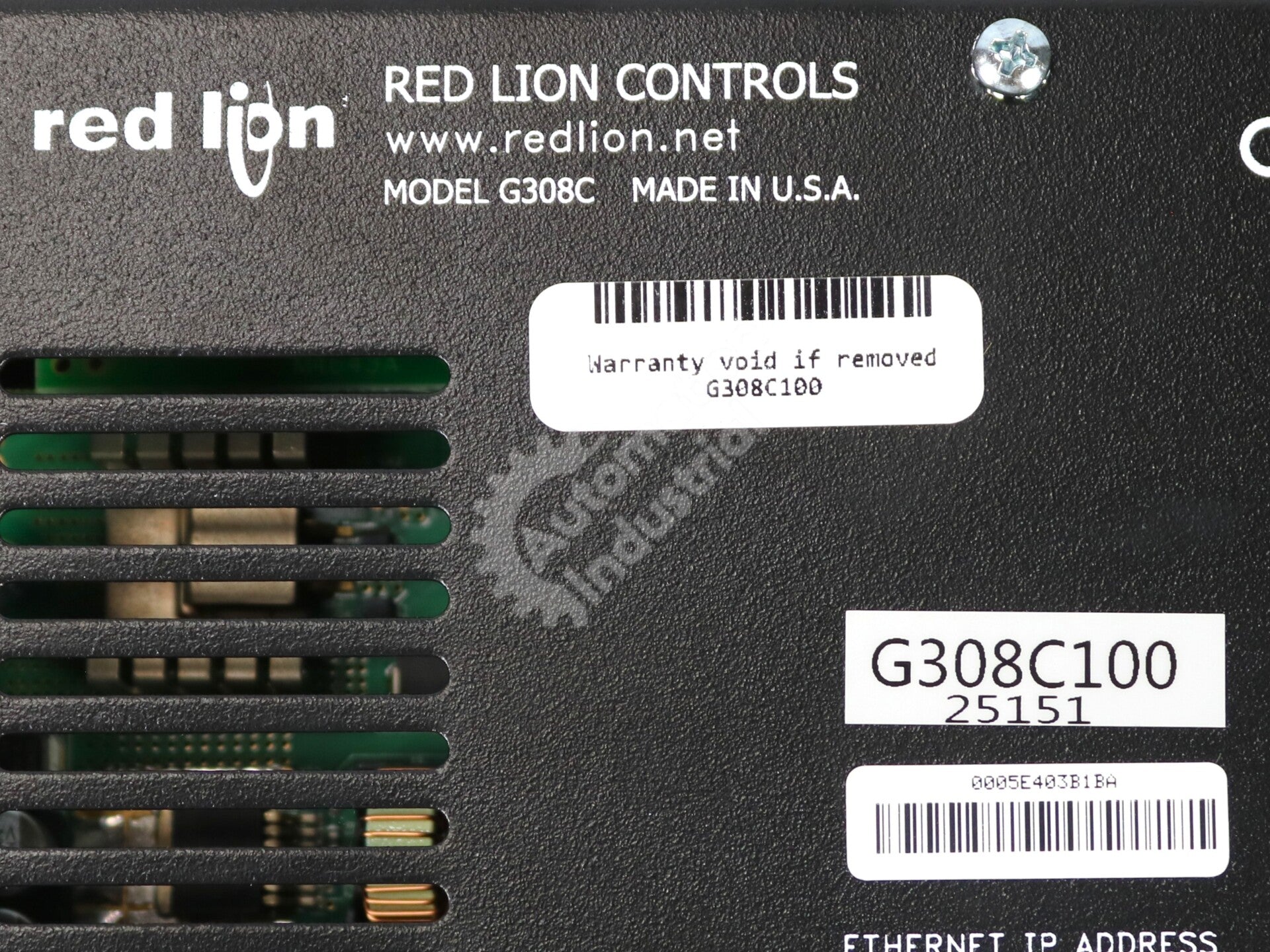 G308C100 By Red Lion 8 Inch Touchscreen HMI NSFP