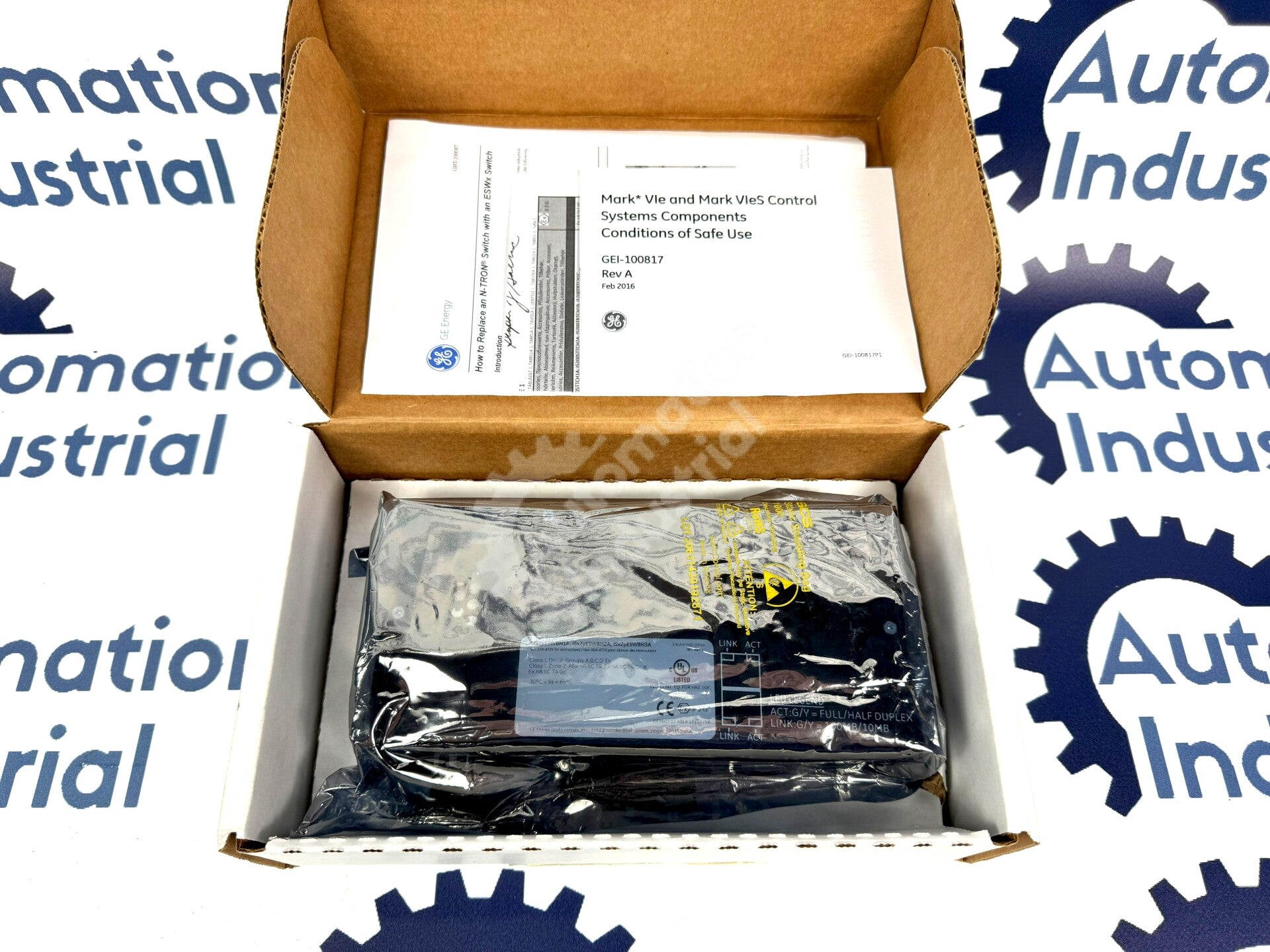 IS420ESWBH1A By General Electric IS420ESWBH1AE IONet Switch Module