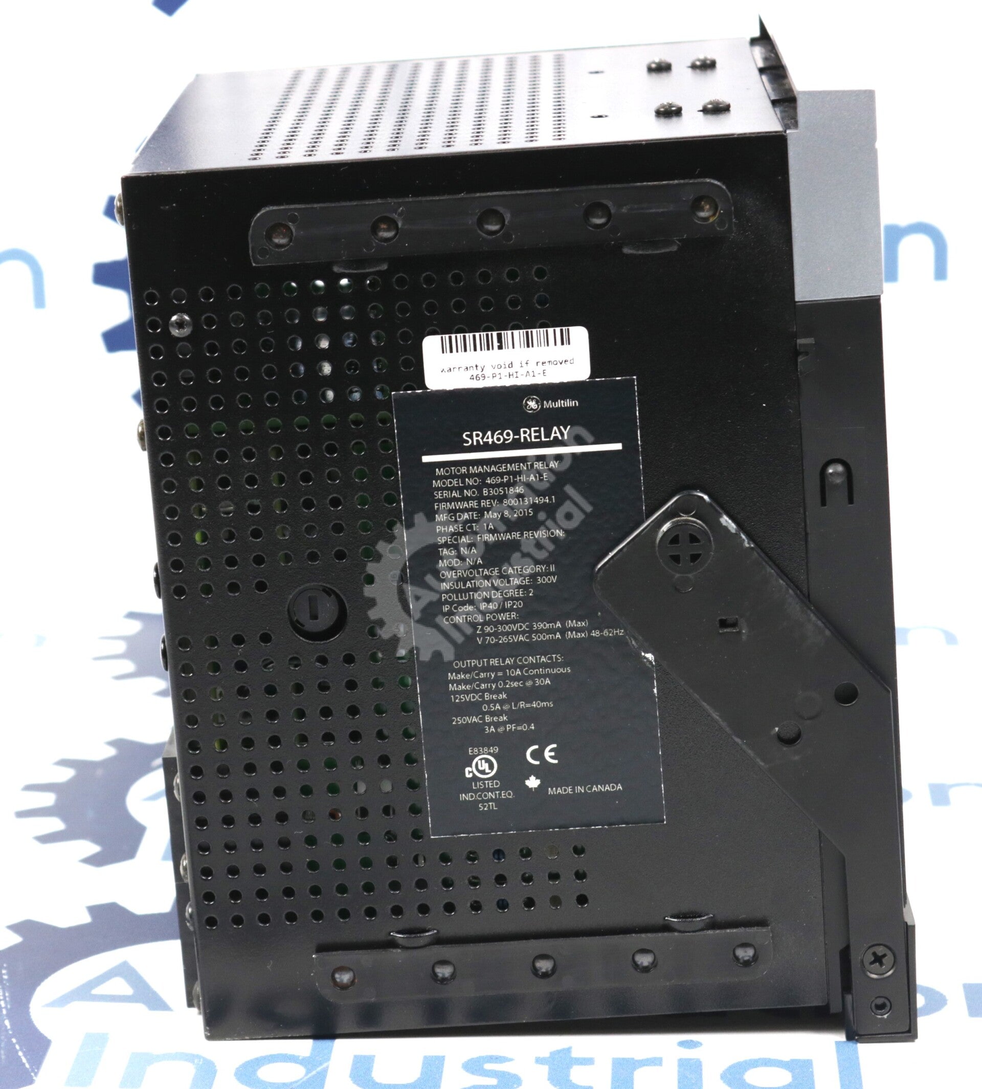 469-P1-HI-A1-E  By GE Multilin Motor Management Relay