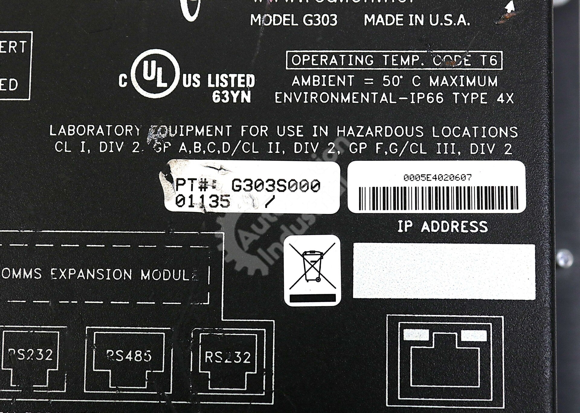 G303S000 By Redlion 3.2In LCD 24VDC G3 Series Operator Interface Panel