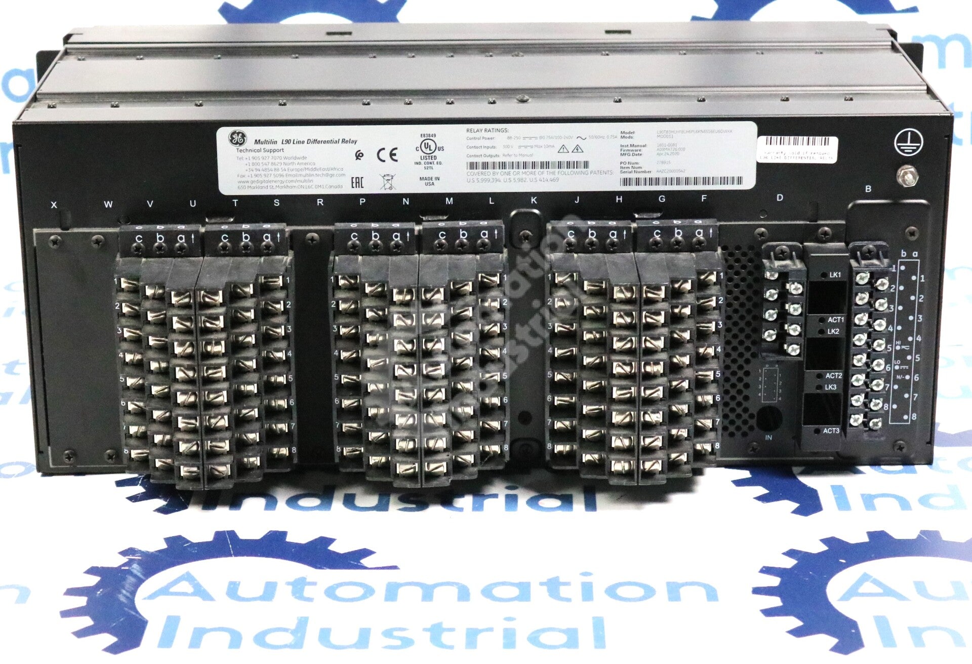 L90 LINE DIFFERENTIAL RELAY By GE Multilin Line Current Differential System