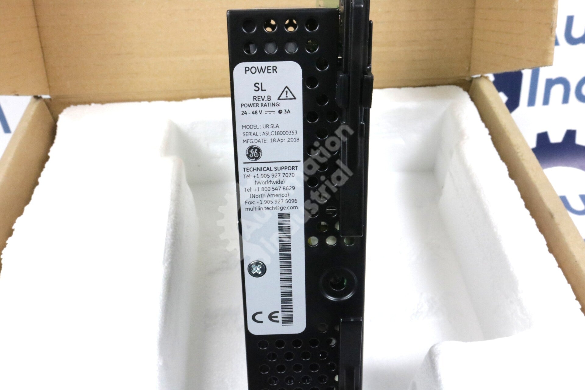 UR SLA By GE Multilin UR-SLA Power Supply Module New Surplus Factory Package