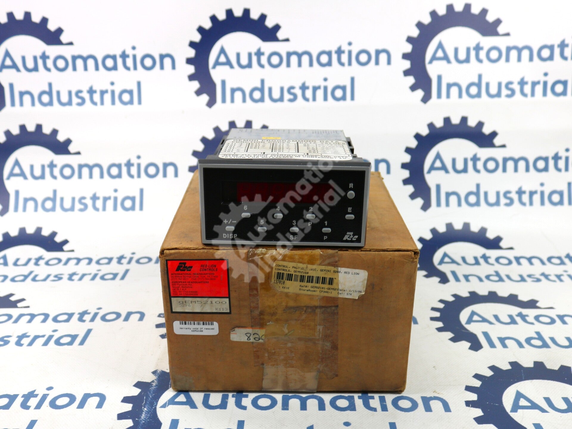 GEM52100 By Red Lion Presettable Multifunction Dual Rate Indicator NSFP