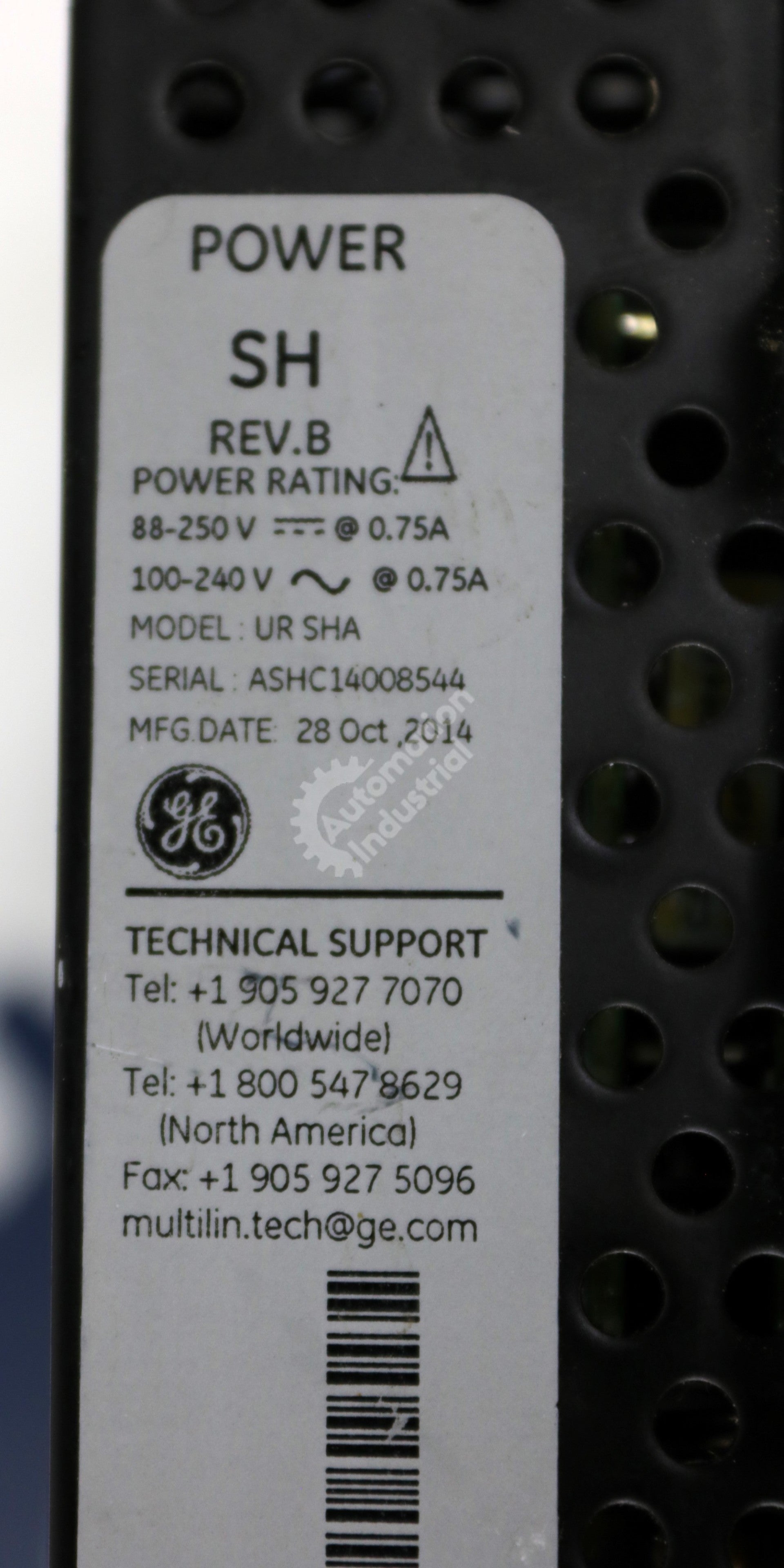 UR SHA by GE Multilin UR-SHA Power Supply Module