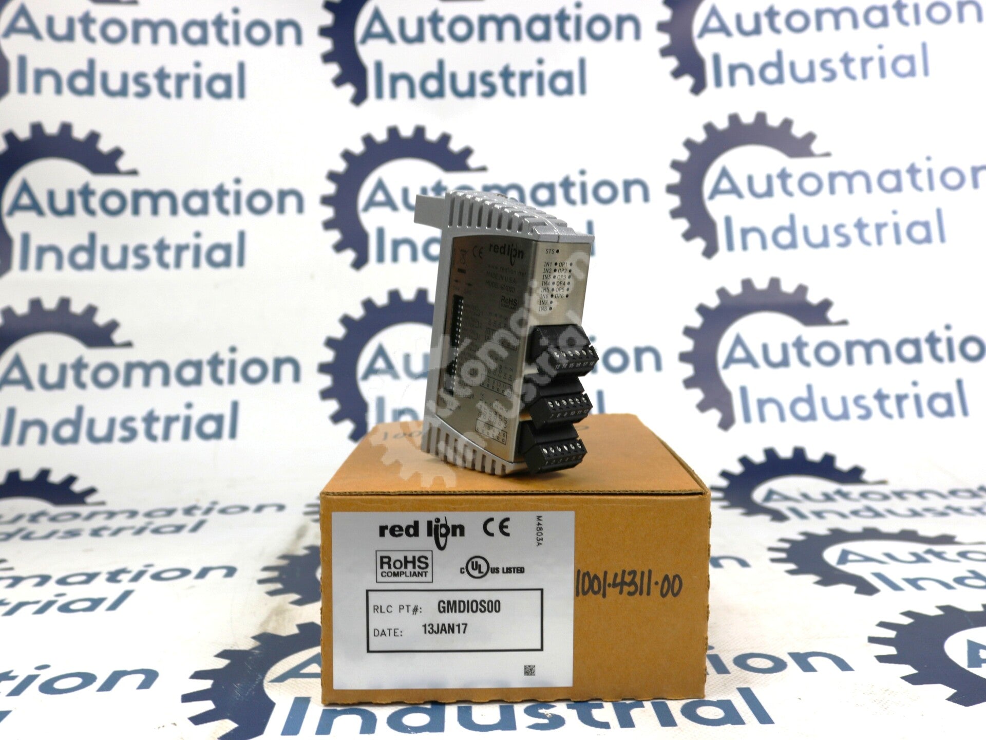 GMDIOS00 By Red Lion 6-Input 8-Output Digital Graphite HMI Expansion Module NSFP