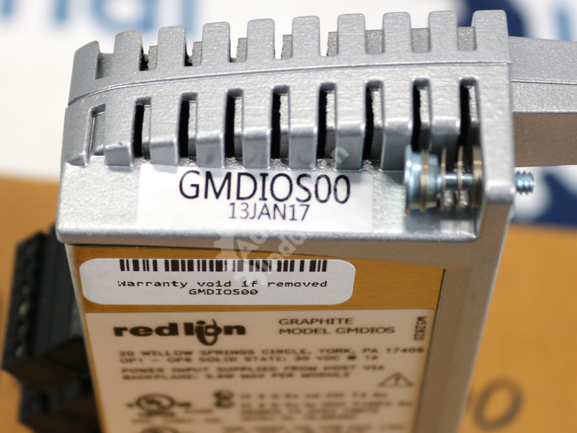 GMDIOS00 By Red Lion 6-Input 8-Output Digital Graphite HMI Expansion Module NSFP