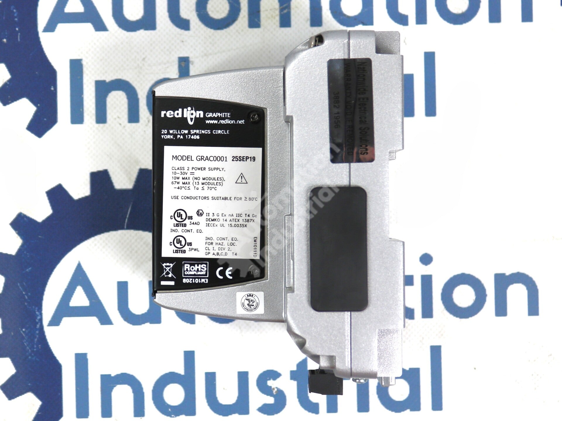 GRAC0001 By Red Lion Graphite Edge Controller With Plug-In I/O Module