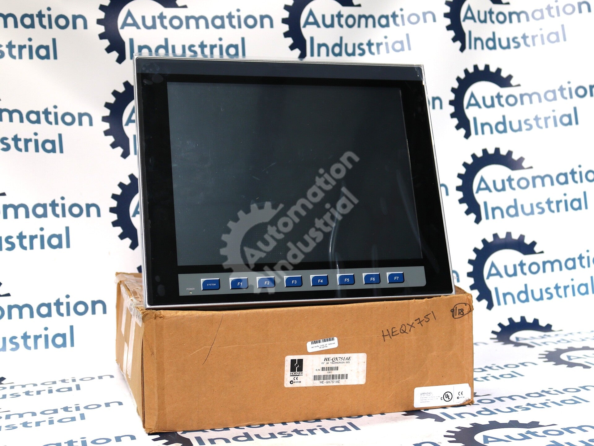 HE-QX751 By Horner Electric HE-QX751AE 15 Inch TFT Touchscreen Display NSFP