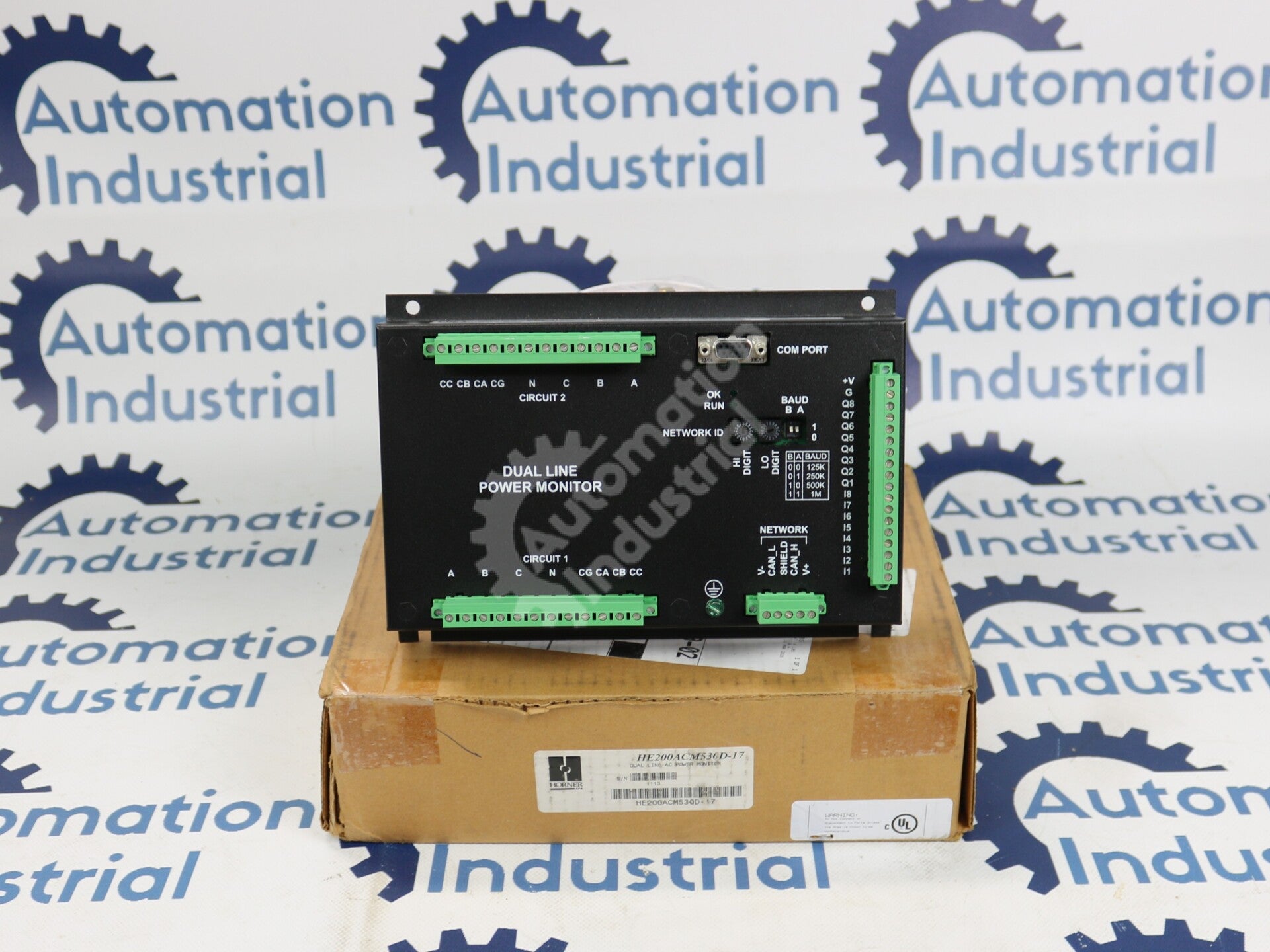 HE200ACM530D-17 By Horner Electric Dual Line AC Power Monitor NSFP