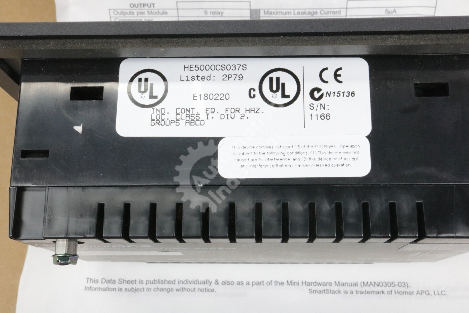 HE500OCS037 By Horner Electric HE500OCS037S I/O Operator Control Station NSNB