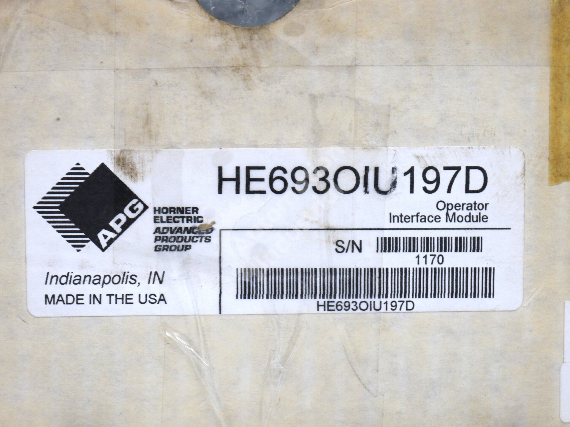HE693OIU197 By Horner Electric HE693OIU197D Keypad Operator Interface