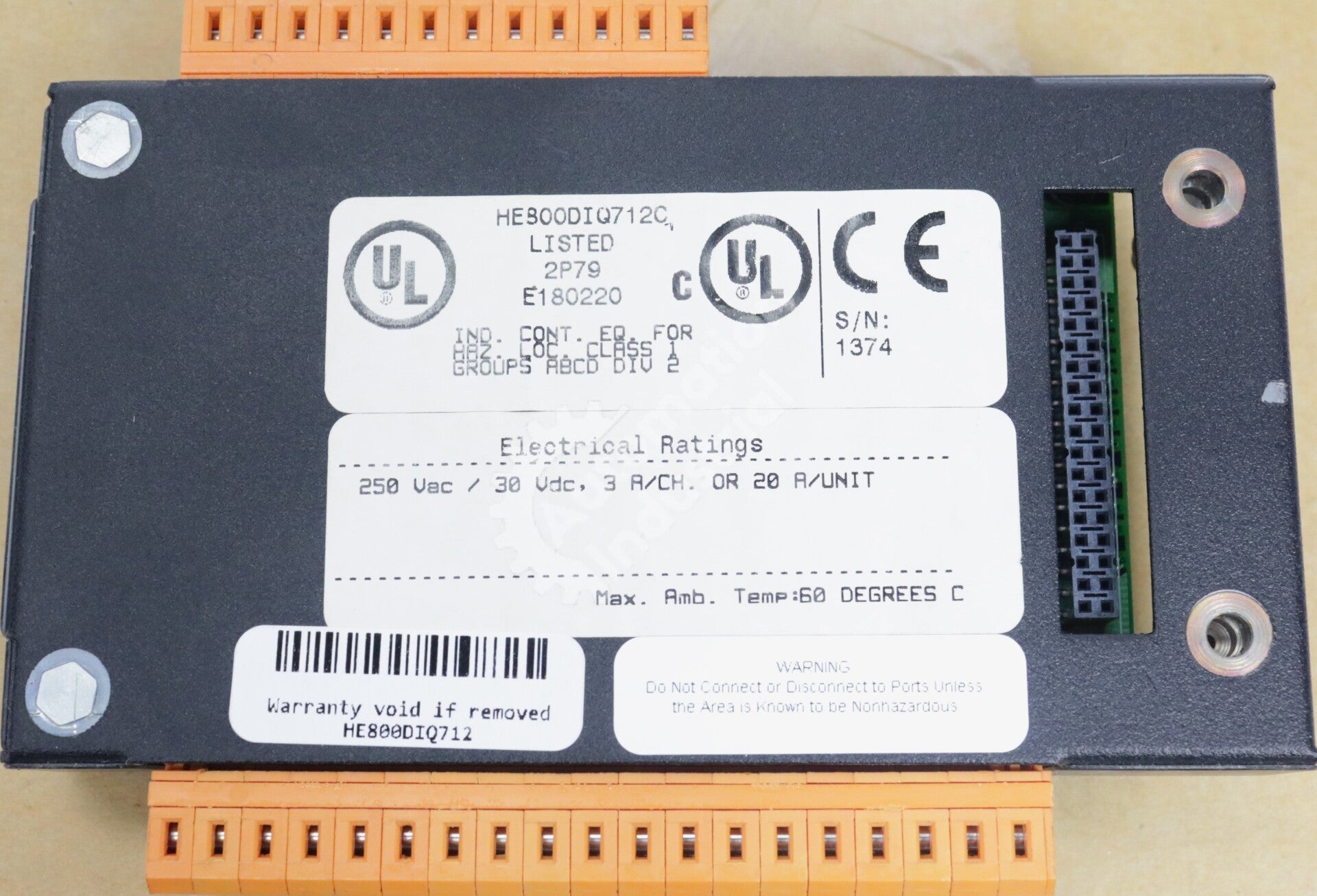 HE800DIQ712 By Horner Electric HE800DIQ712C 24VDC 14/10 Point Digital I/O Module