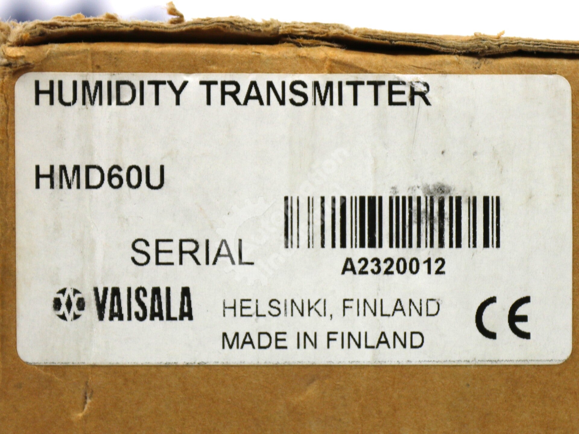 HMD60U By Vaisala Two-Wire Duct Humidity Transmitter