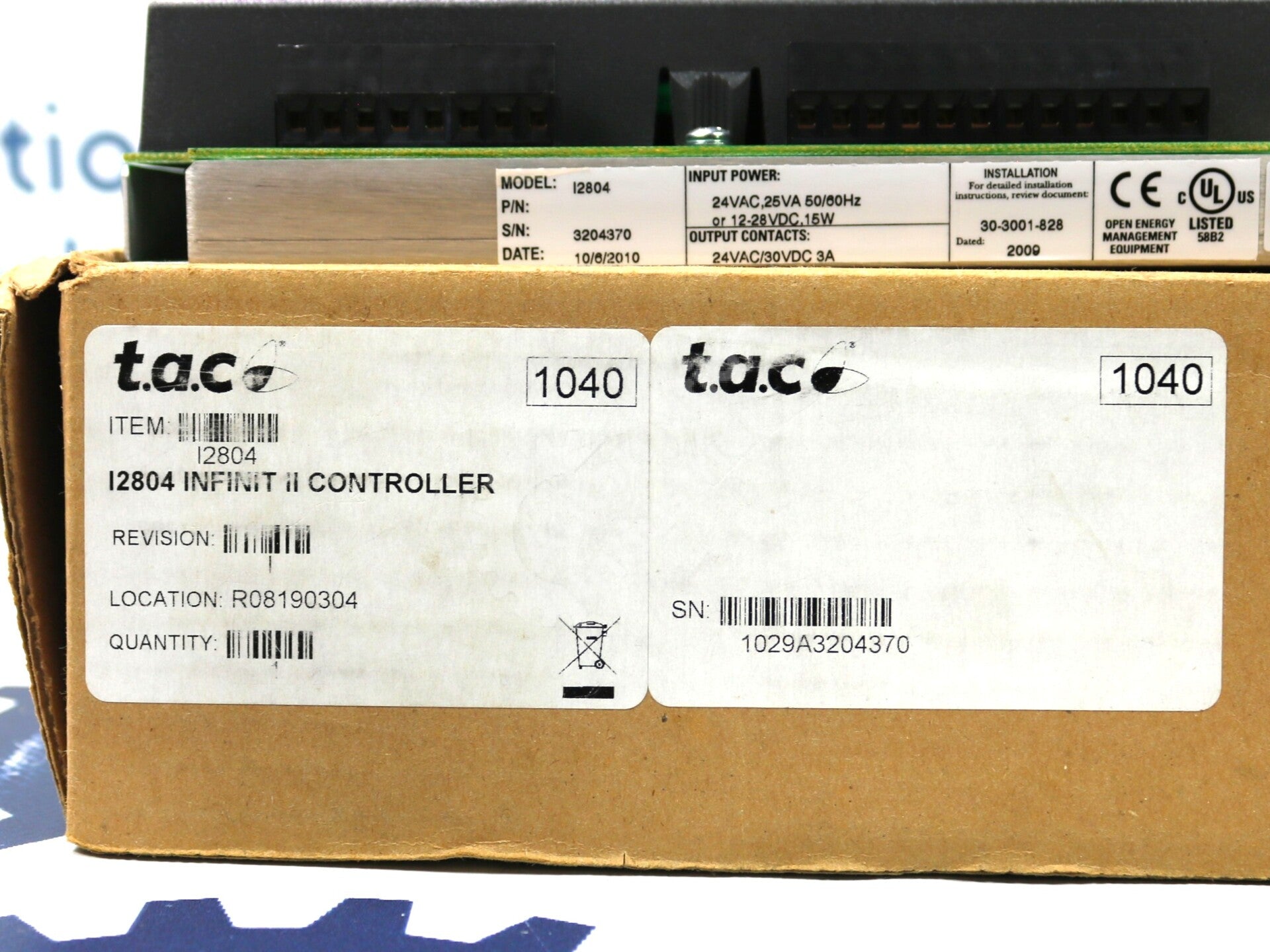 I2804 By Schneider Electric 05-1001-165 HVAC Controller with Smart Sensor NSFP