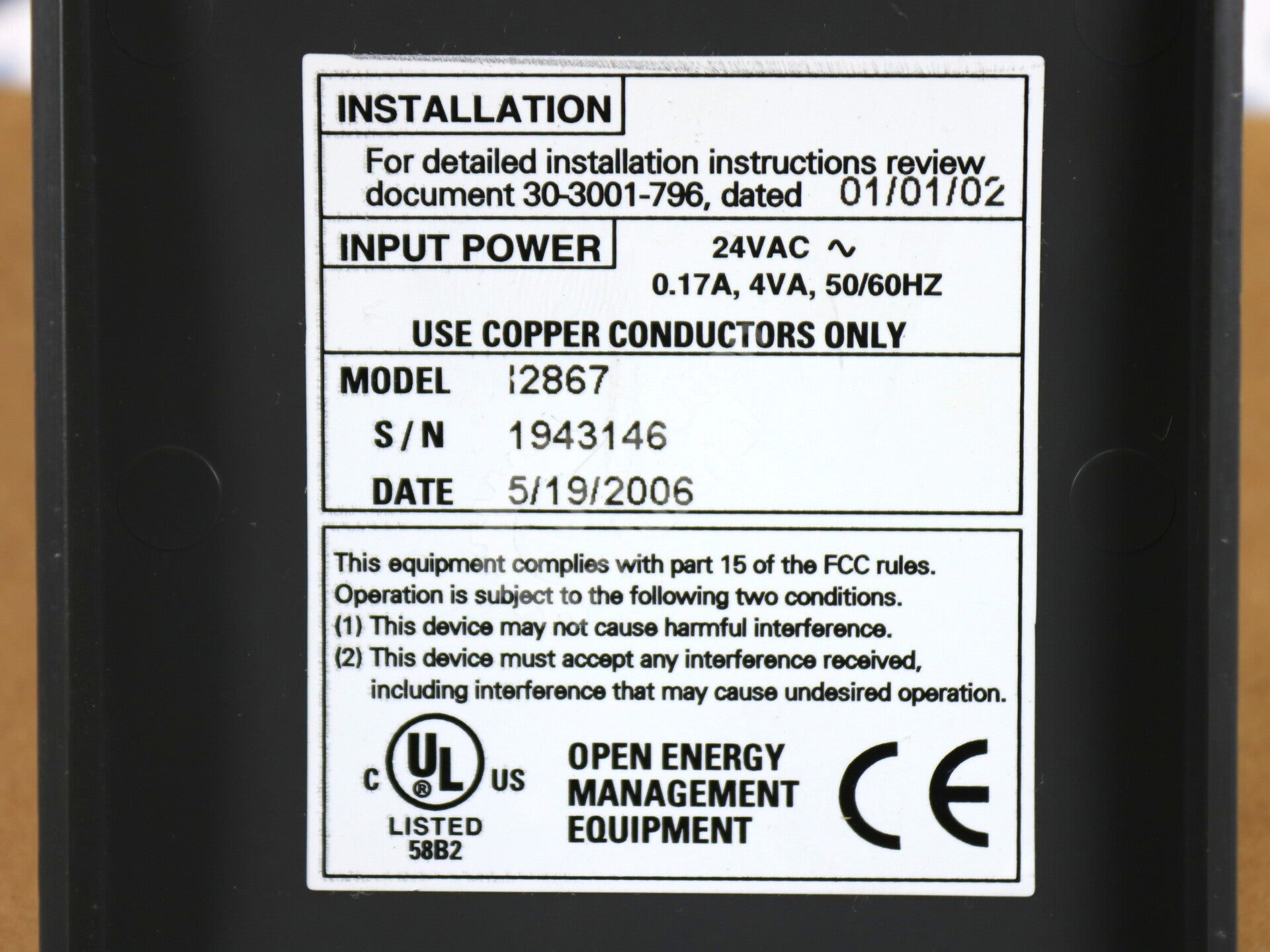 I2867 By Schneider Electric 12-Point Compact Terminal Control Unit