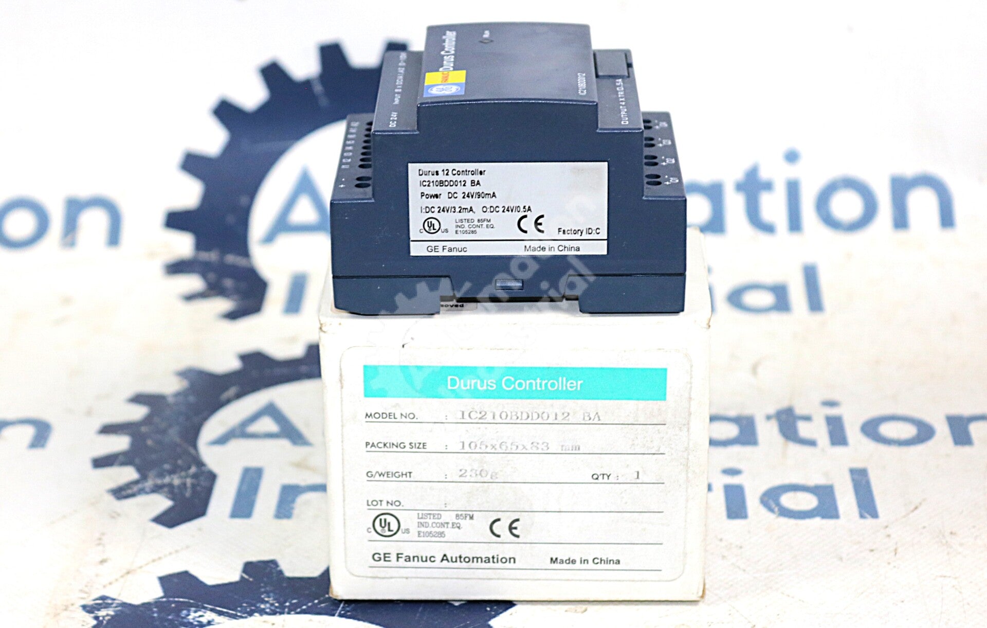 IC210BDD012 By GE Fanuc 24VDC 6 Input 4 Relay Output Durus Controller NSFP