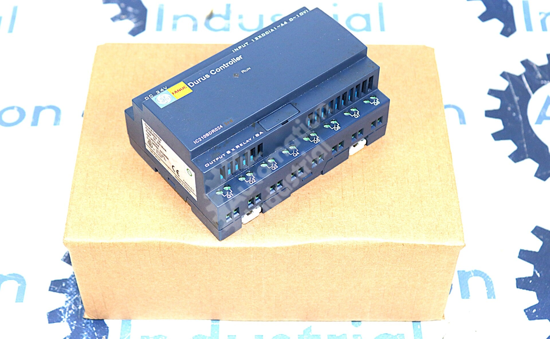 IC210BDR024 By GE Fanuc 24VDC In/8 Out Relay 8AMP Power Source Durus Controller