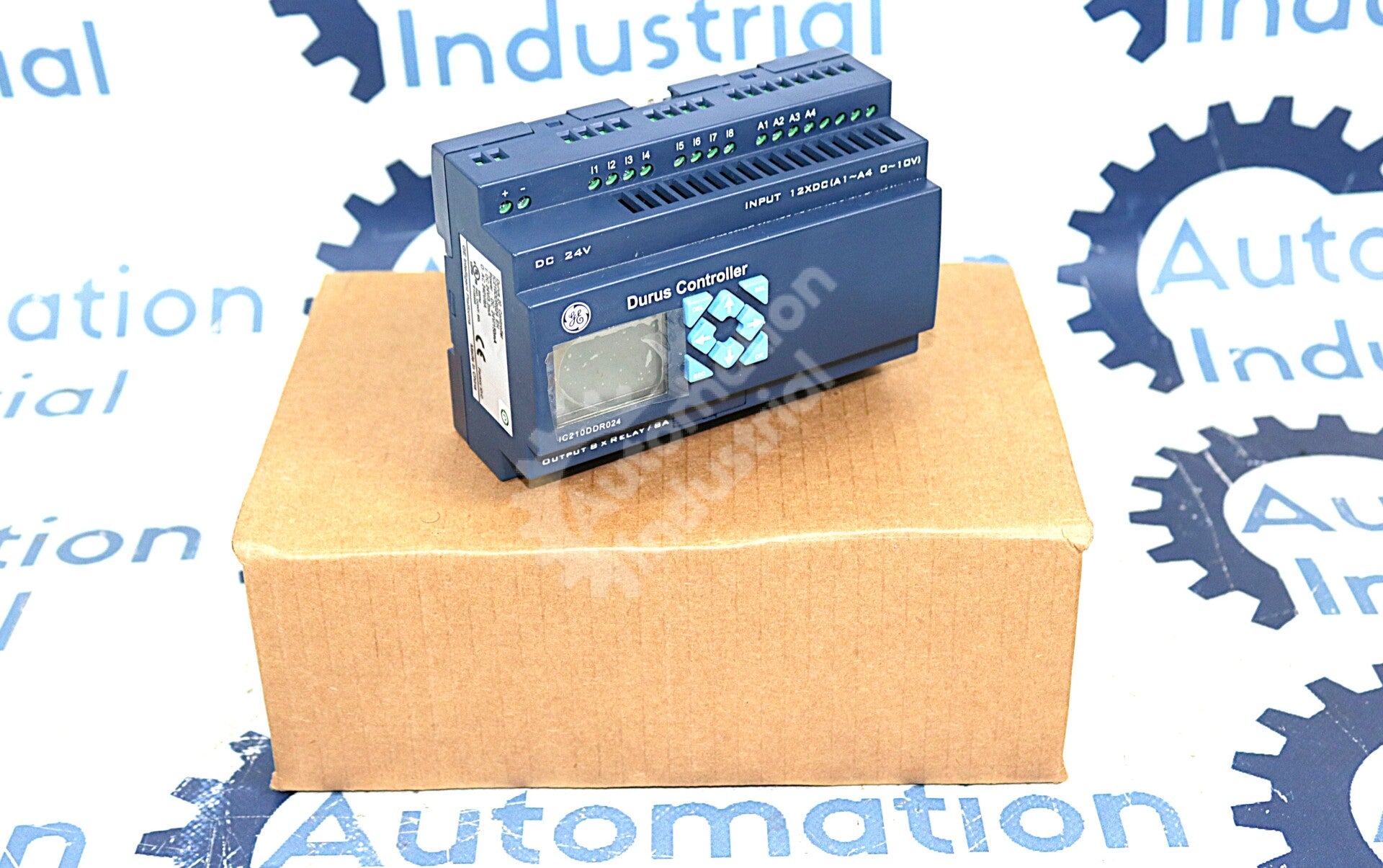 IC210DDR024 By GE Fanuc 24VDC Power Source 12In/8Out Expandable Durus Controller