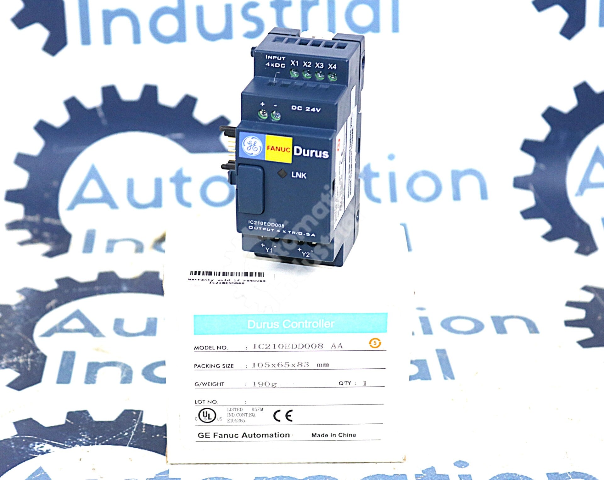 IC210EDD008 By GE Fanuc 8 Point Expansion Power Source Durus Controller NSFP