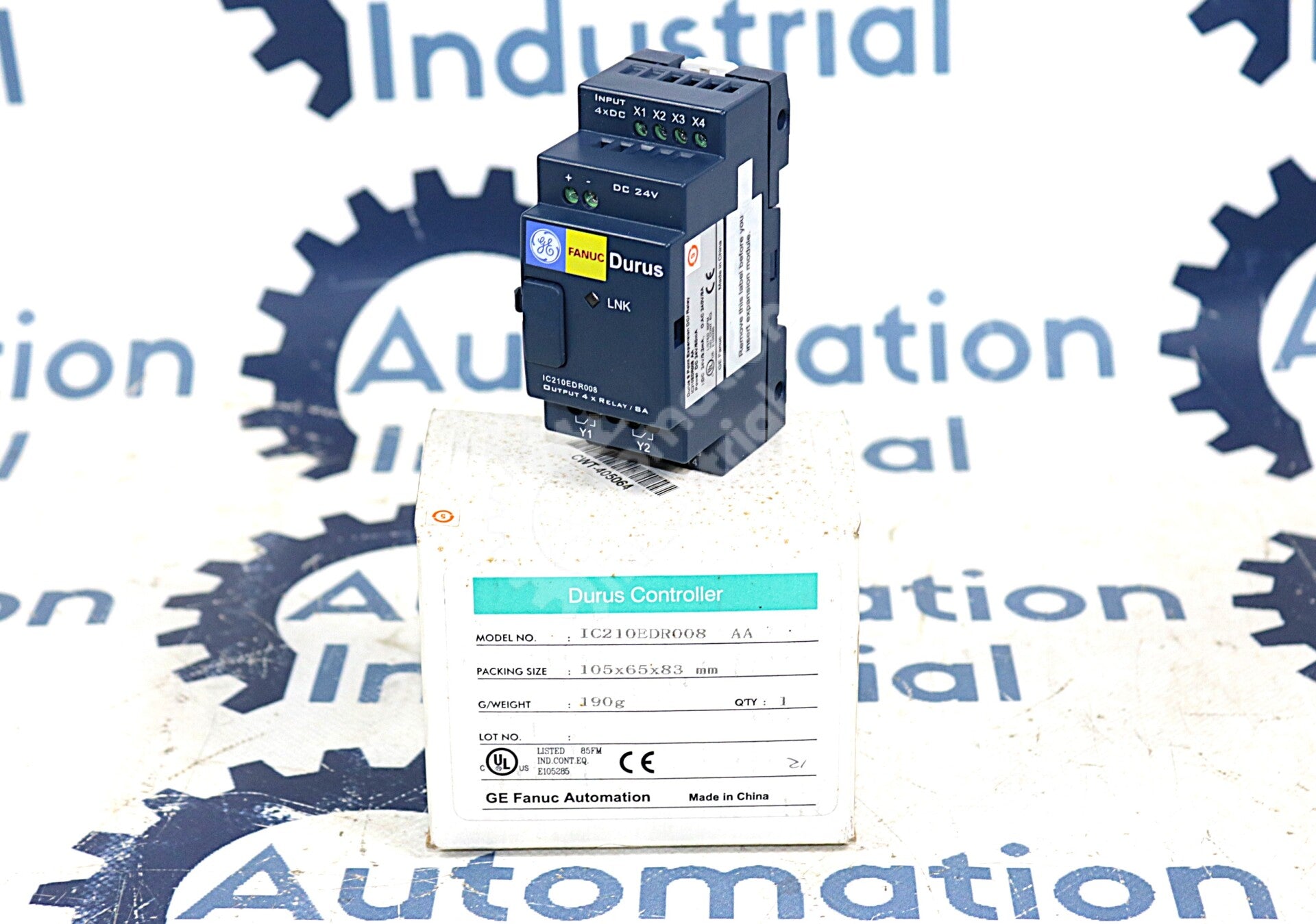 IC210EDR008 By GE Fanuc 24VDC 8 Point Expansion DC/Relay Durus Controller NSFP