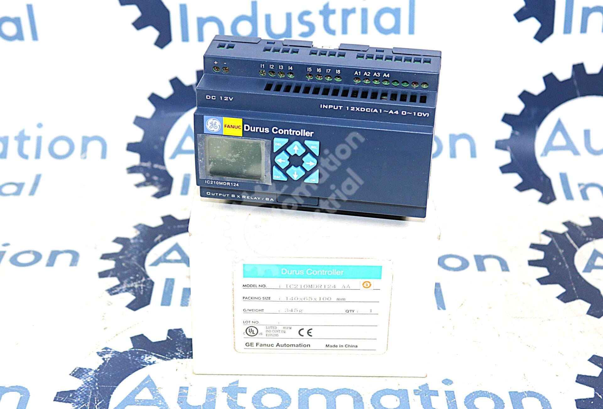 IC210MDR124 By GE Fanuc 12VDC 8AMP Expandable Power Source Durus Controller NSFP