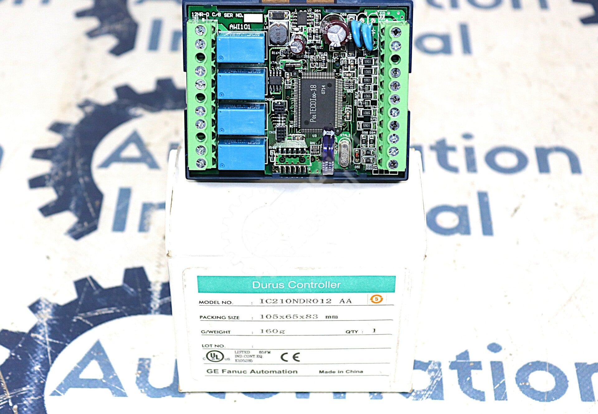 IC210NDR012 By GE Fanuc 24VDC In/4 Out Power Source 8AMP Durus Controller NSFP