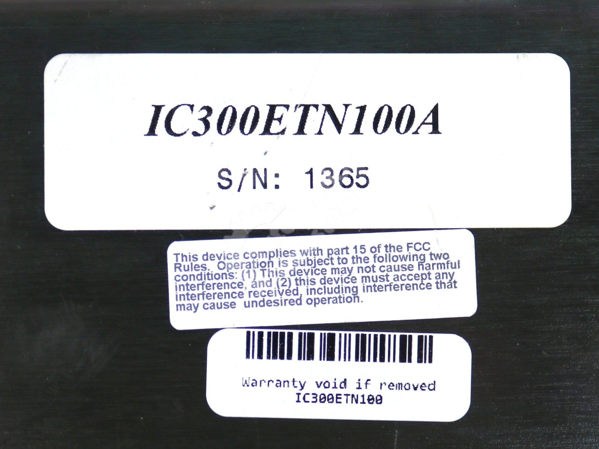 IC300ETN100 By General Electric IC300ETN100A 24VDC Interface Module