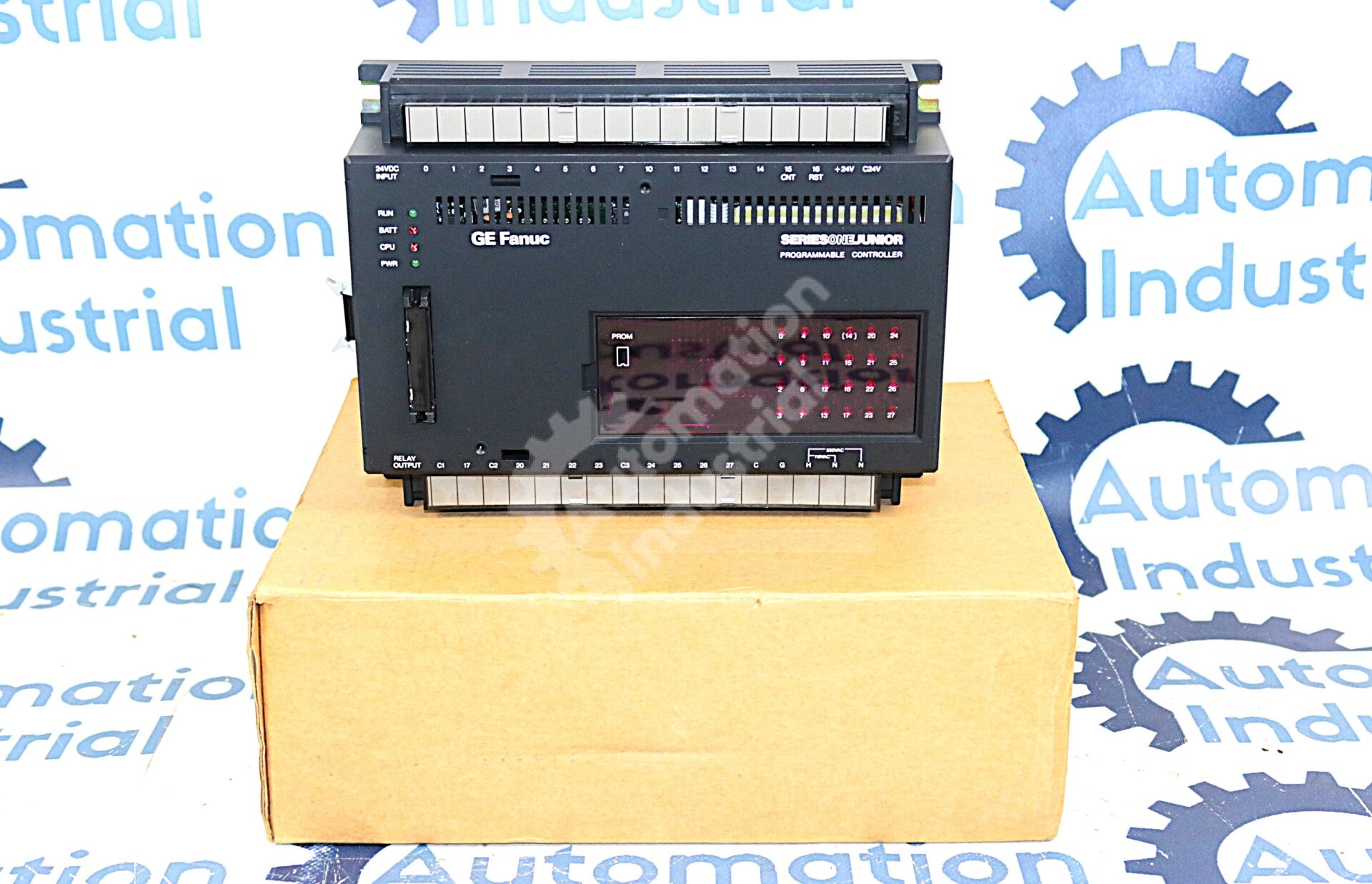 IC609SJR120 By GE Series One Jr 24VDC In/Relay Out Programmable Controller NSFP