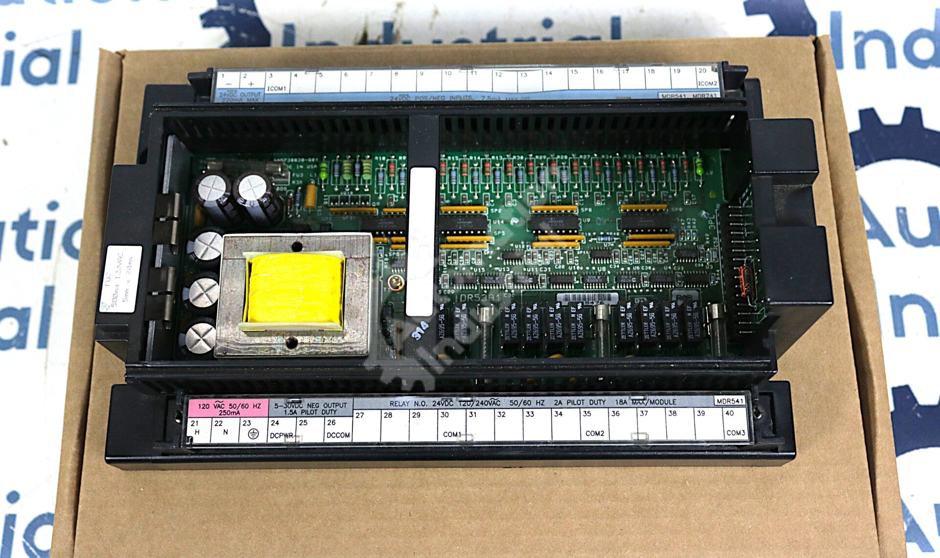 IC692MDR541 By GE Series 90-20 24VDC In/Relay Out Power Supply Base