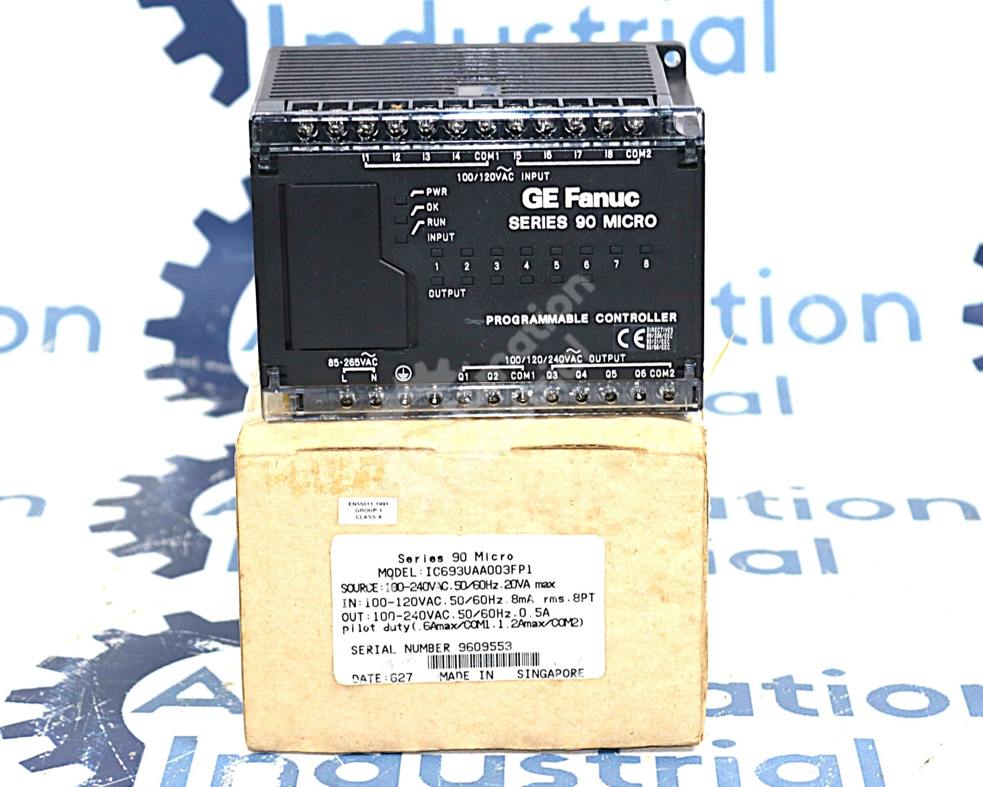 IC693UAA003 By GE Fanuc 90 Micro 100/120VAC Input Programmable Controller NSFP