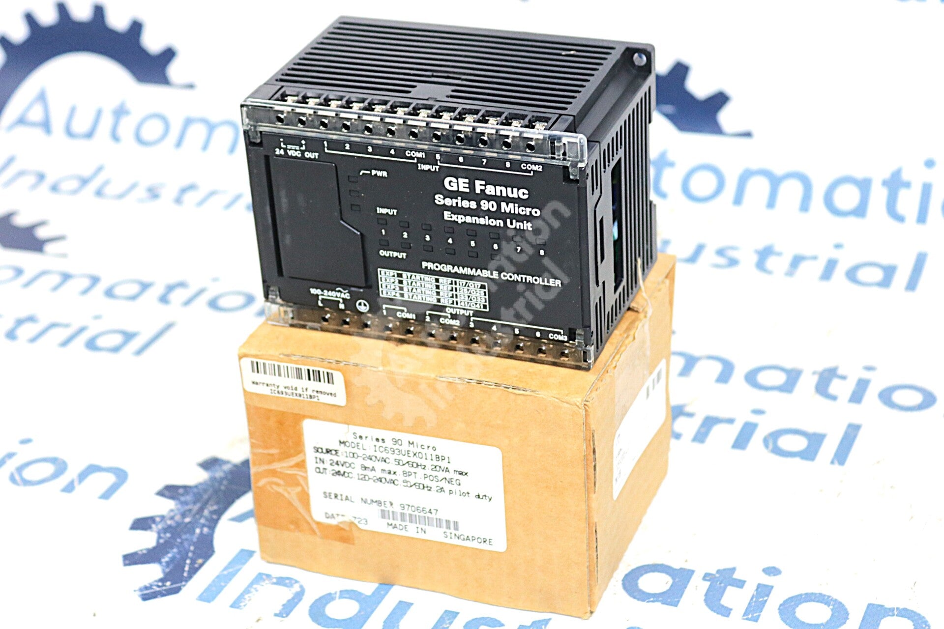 IC693UEX011 By GE Fanuc 90 Micro 8PT Expansion Unit Programmable Controller NSFP
