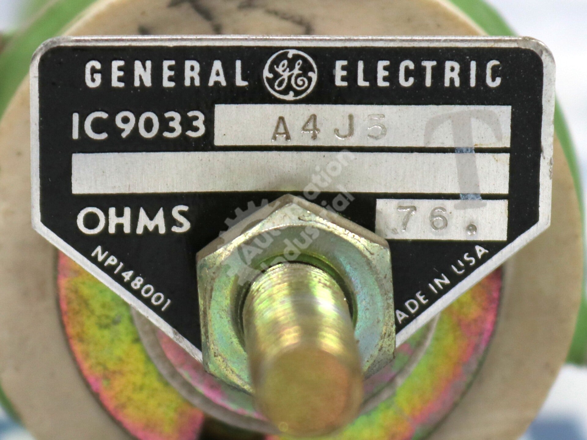 IC9033A4J5 By General Electric 76OHMS 2.8A Wire-Word Resistor